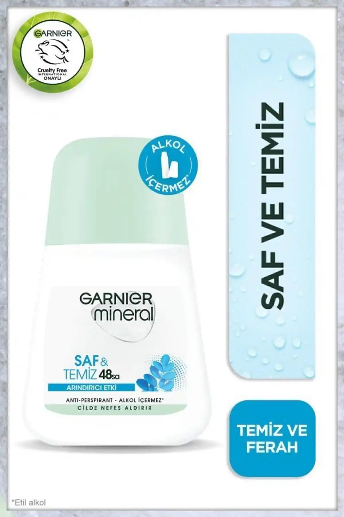Garnier Mineral Saf ve Temiz Kan Roll-on Deodorant: Doğal ve Uzun Süreli Ferahlık Sağlayan Çözüm
