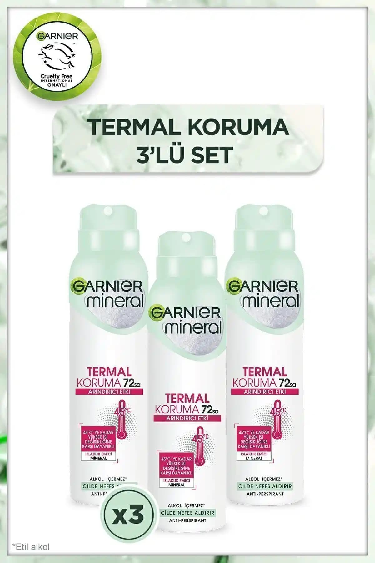 Garnier Mineral Termal Koruma Sprey Deodorant: Günlük Kullanım İçin Etkili ve Doğal Çözüm