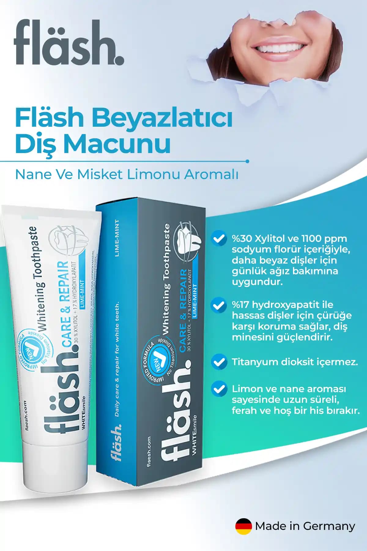 Genel Markalar Flash Whitening Beyazlatıcı Diş Macunu: Günlük Kullanım İçin Güvenilir ve Etkili