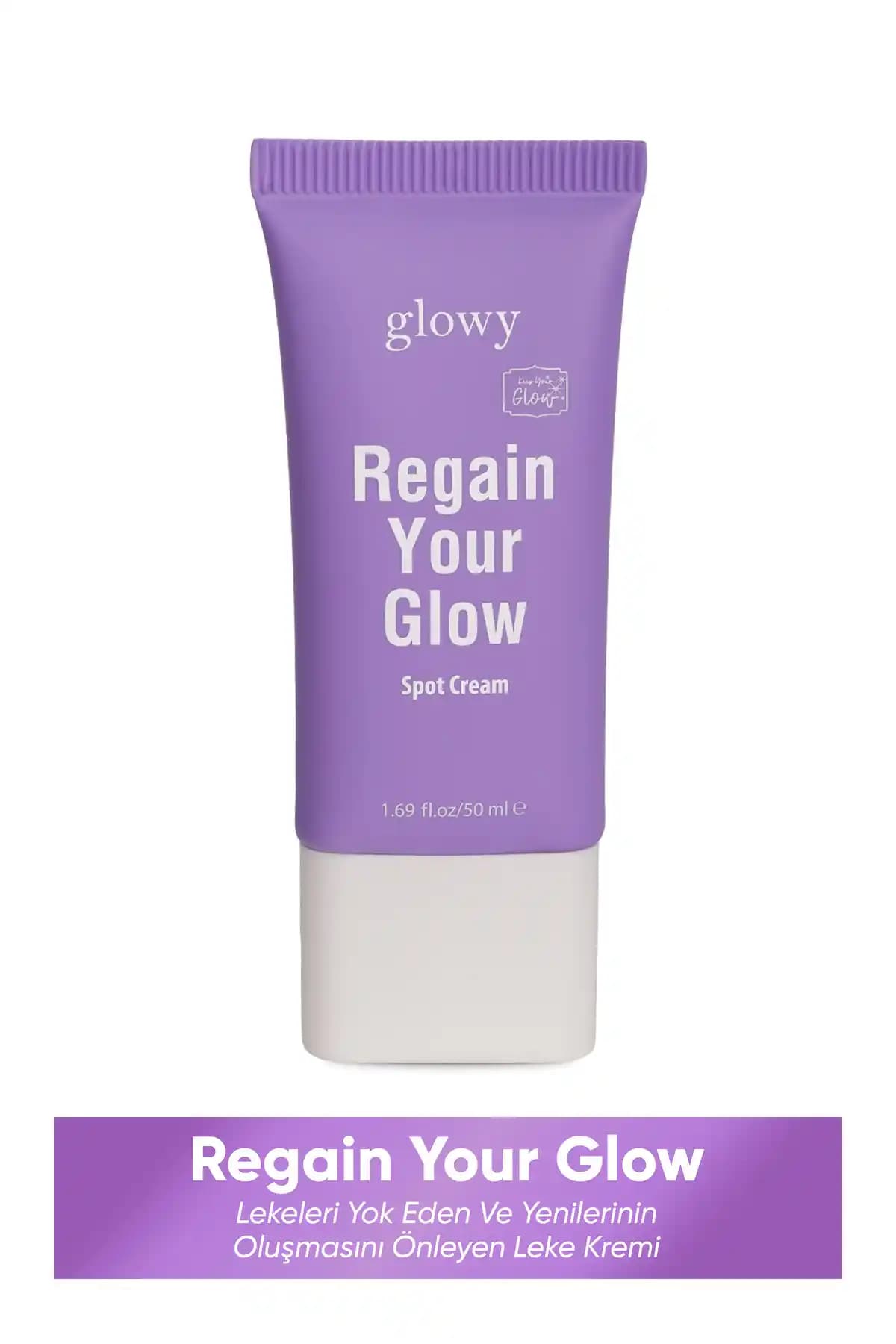 GLOWY Regain Your Glow Leike Yok Eden ve Yeni Lekelerin Oluşumunu Engelleyen Krem
