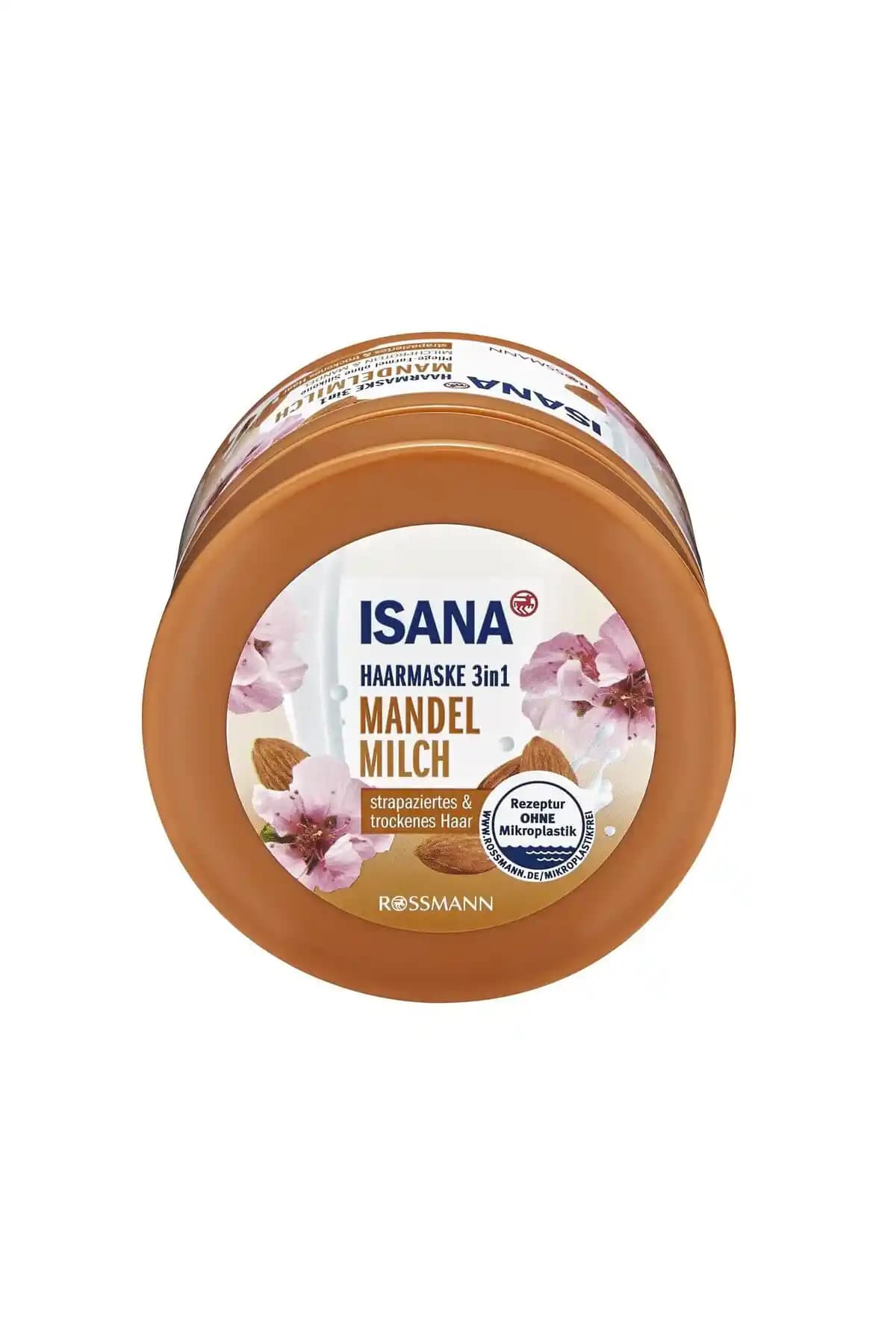 ISANA Üçü Bir Arada Badem Yağlı Saç Maskesi Kuru ve Yıpranmış Saçlar İçin Etkili Çözüm