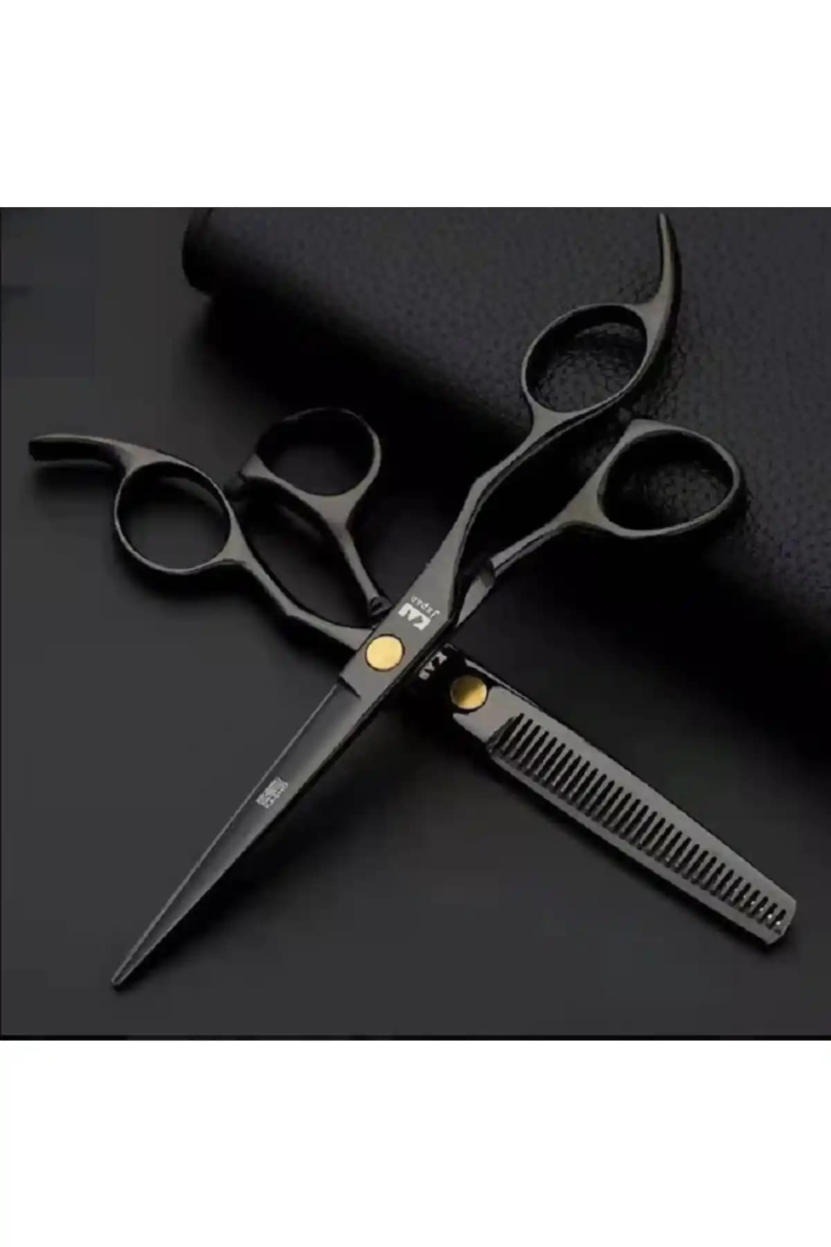 Kasho Marka 4 Parça Profesyonel Kuaför ve Berber Saç Makas Seti 6 İnç Japon Malı