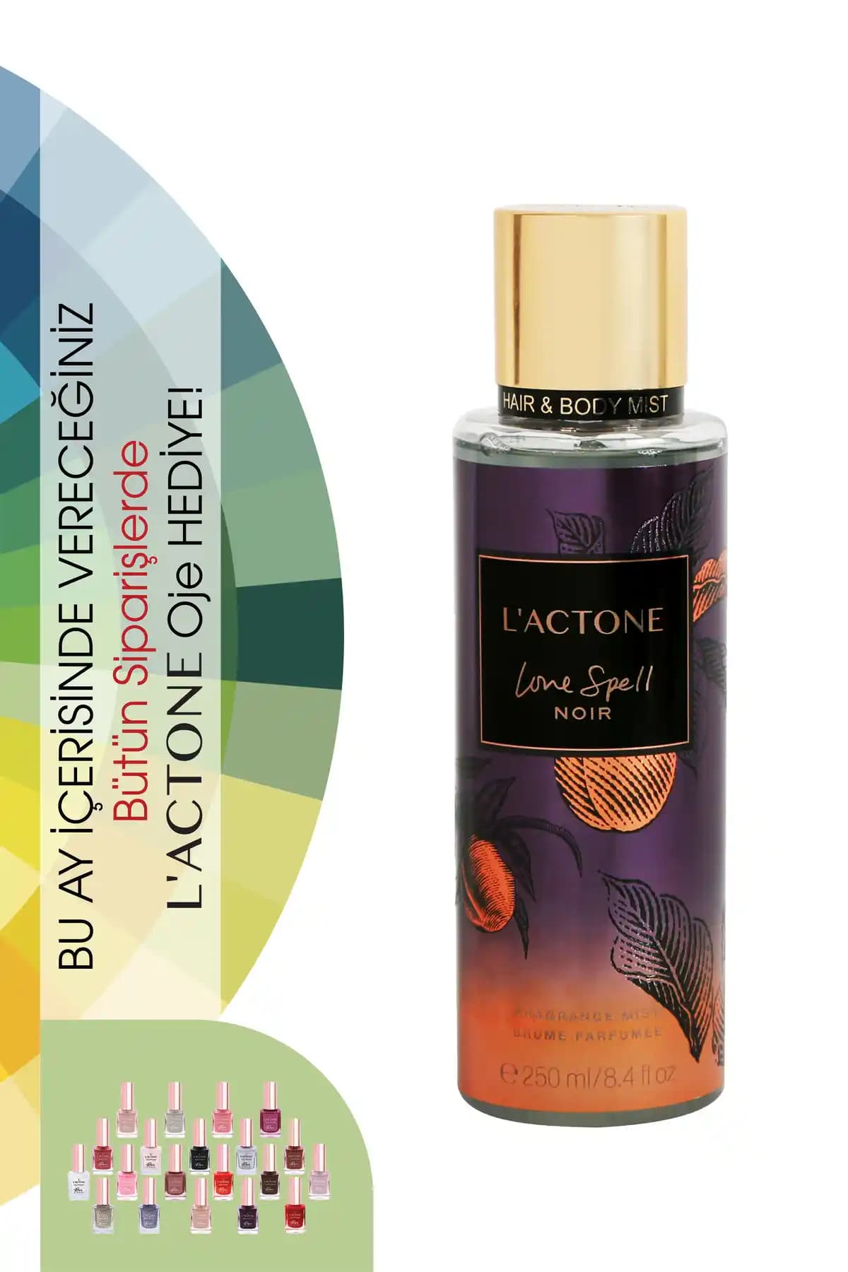 L'ACTONE Love Spell Noir Body ve Hair Mist: Romantik ve Çekici Koku Deneyimi