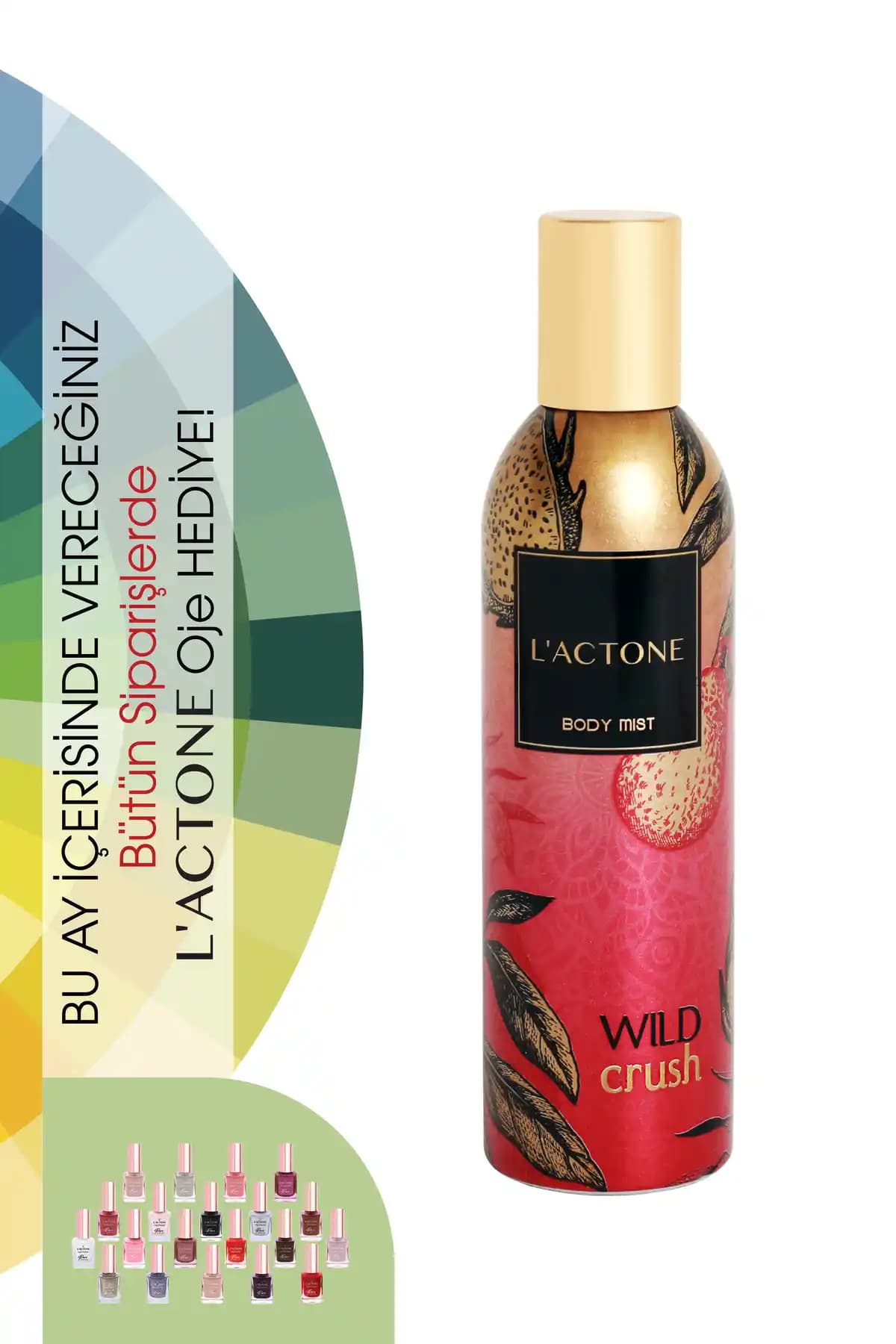 L'ACTONE Wild Crush Body Spray: Çiçeksi Koku ve Pratik Kullanım Özellikleri