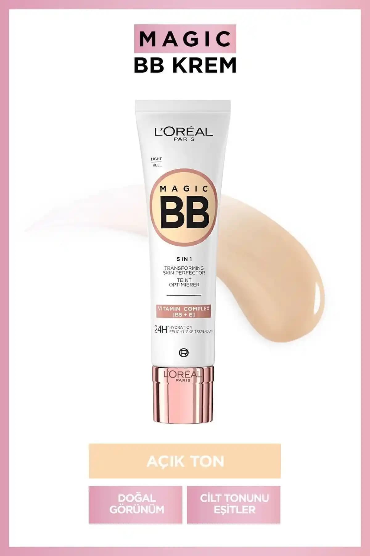 L'Oréal Paris Magic BB Renkli Nemlendirici Krem ile Doğal ve Sağlıklı Cilt Görünümü Sağlama