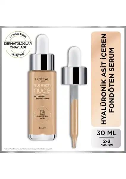 L'Oréal Paris True Match Serumu ve Bakım Yapan Fondöten Karşılaştırması