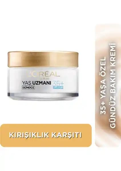 L'Oréal Paris Yaş Uzmanı 35+ Nemlendirici Krem: Yaşlanma Karşıtı ve Nem Dengeleyici Bakım