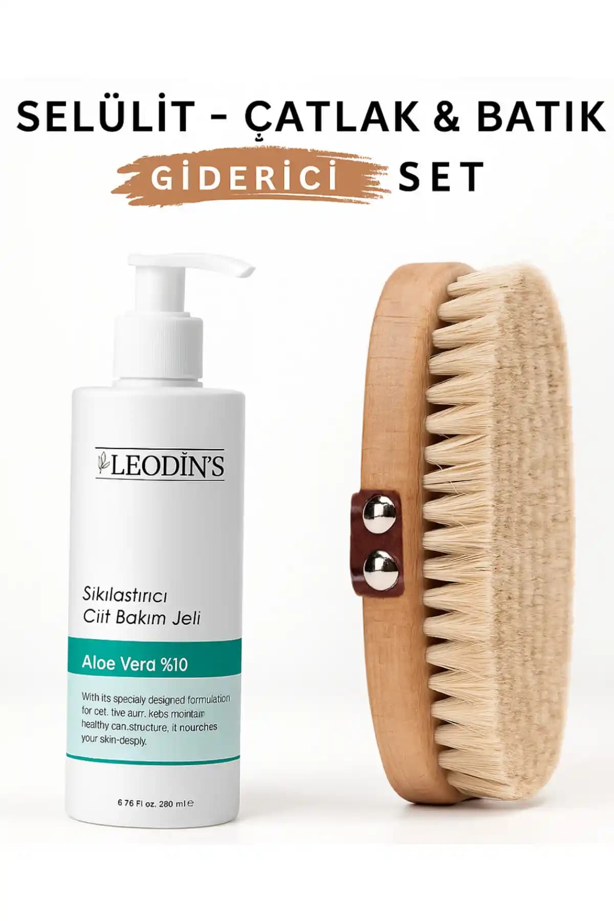 LEODİNS Selülit ve Çatlak Giderici Vücut Masaj Seti Doğal ve Güvenilir Çözüm