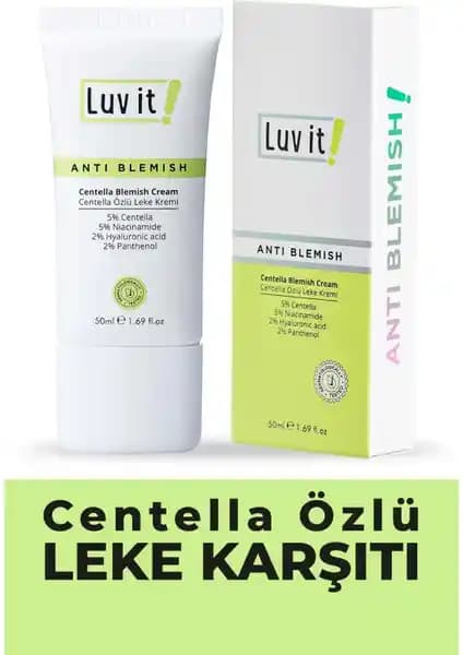 Luv it! Centella Özlü Leke Kremi: Nemlendiren ve Lekeleri Azaltan Güvenilir Cilt Bakım Ürünü