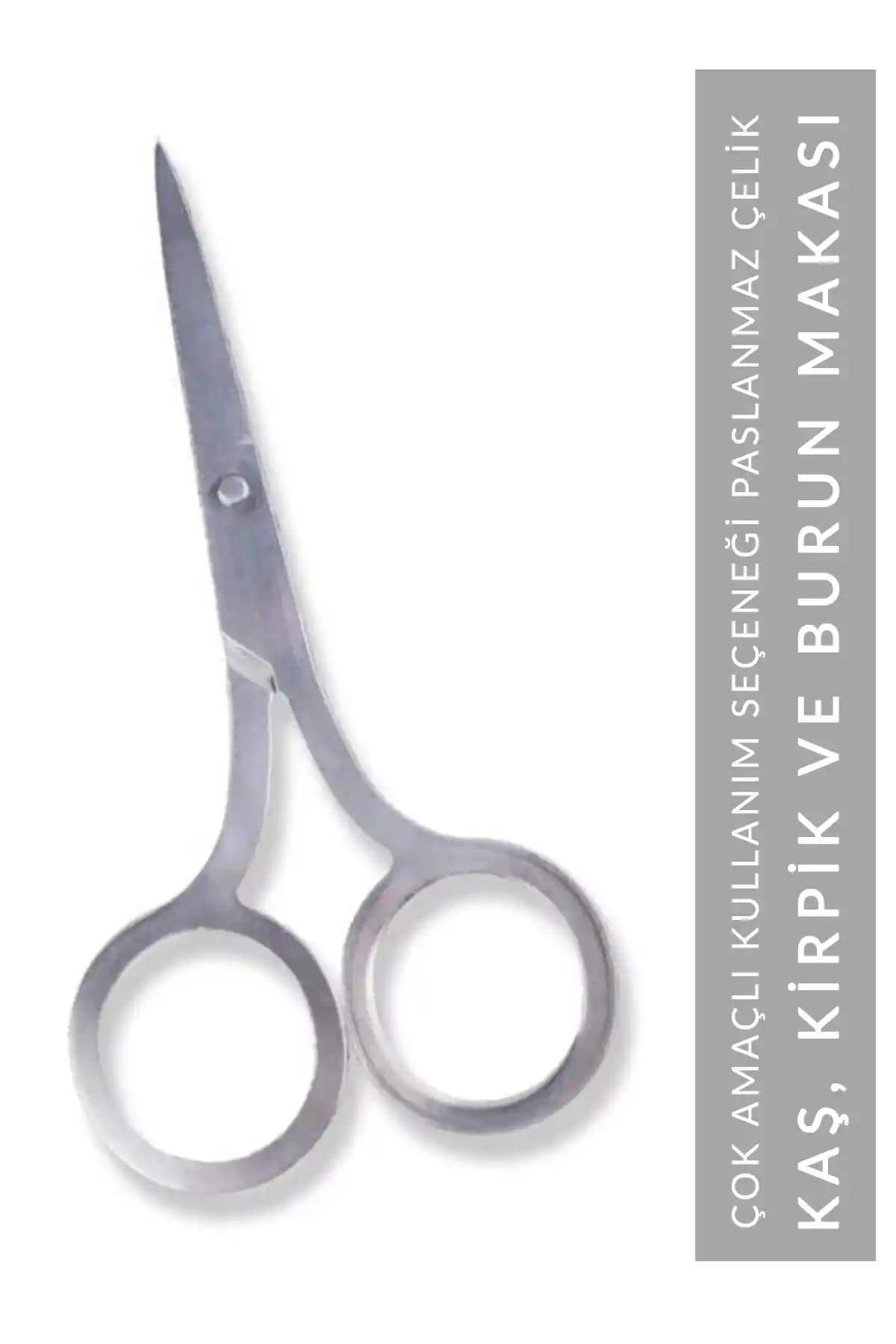 Muggio Çok Amaçlı Kaş, Kirpik ve Burun Makası: Dayanıklı ve Hassas Kesim Sağlayan Tasarım