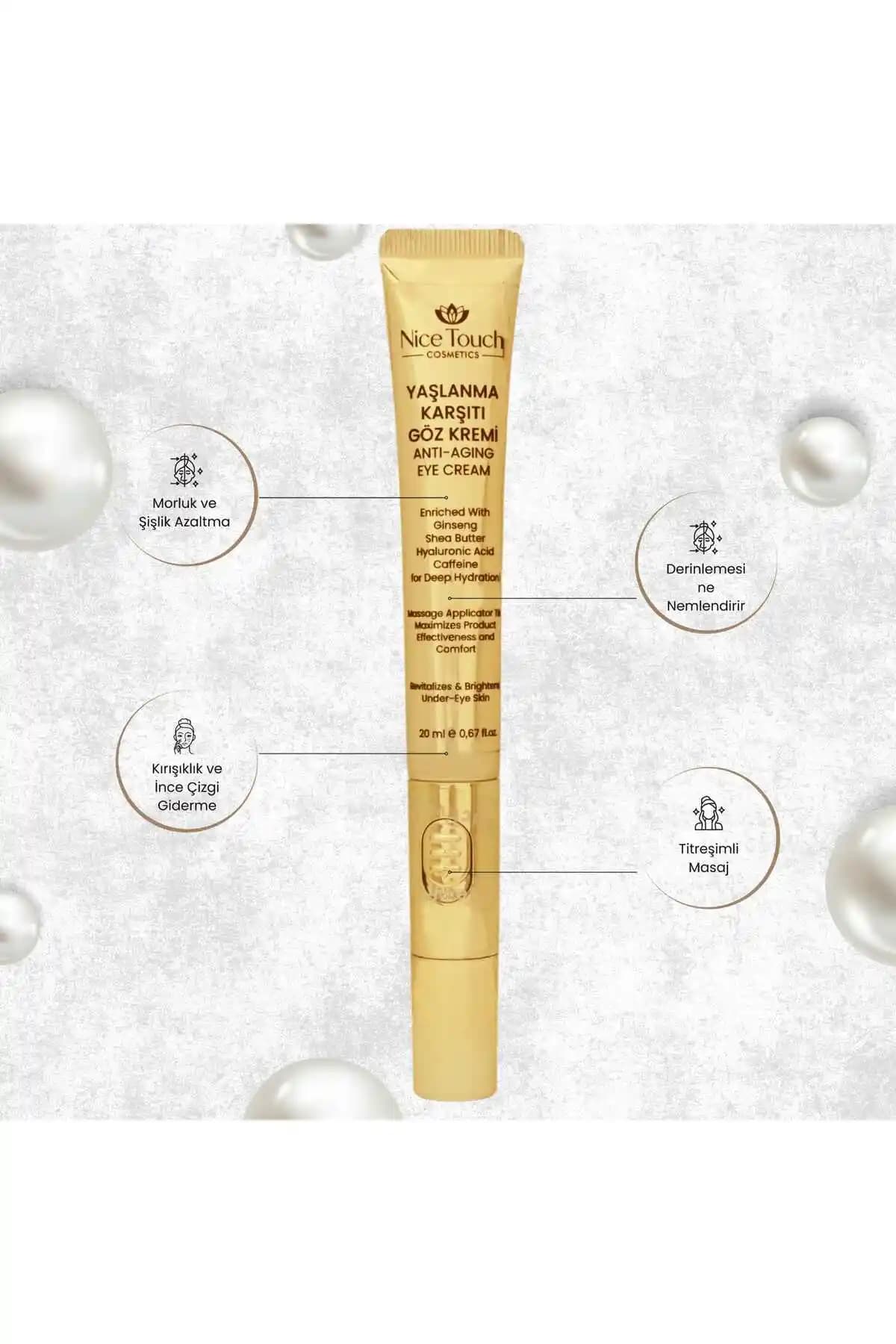 Nice Touch Yaşlanma ve Kırışıklık Karşıtı Titreşimli Elektrik Masajlı Göz Kremi İncelemesi ve Kullanım Rehberi