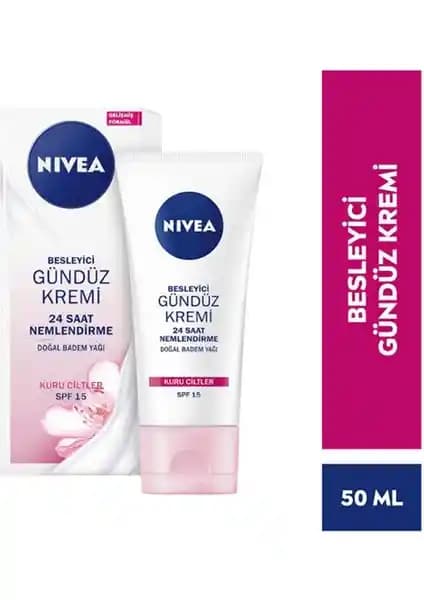 Nivea SPF15 Besleyici Gündüz Yüz Bakım Kremi Kuru ve Hassas Ciltler İçin Güvenilir Koruma