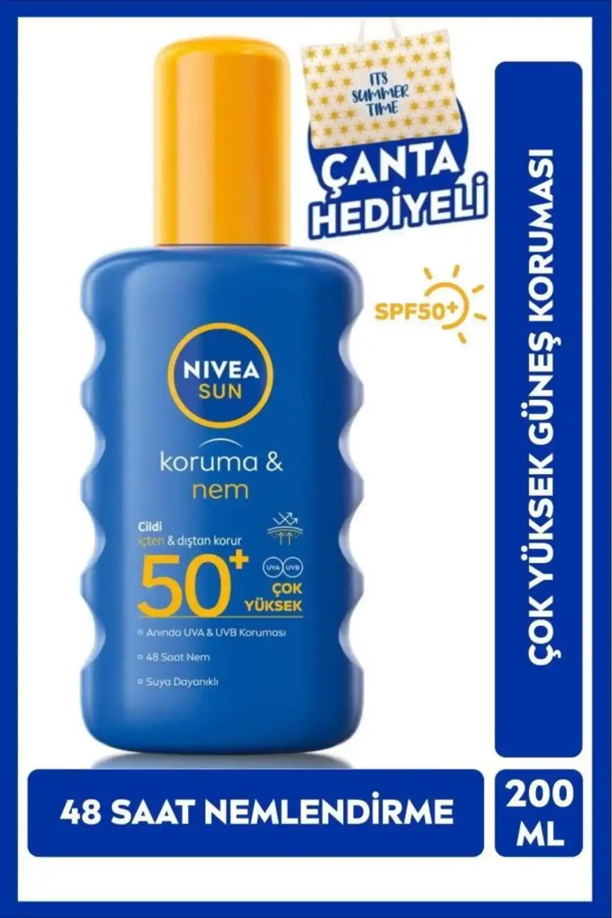 NIVEA SUN SPF 50+ Yüksek Güneş Koruyucu Vücut Spreyi Özellikleri ve Kullanım Tavsiyeleri