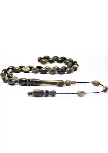 Nurberk Arpa Kesim Buffalo Boynuzlu Tesbih Doğal ve Benzersiz Tasarım ile Dayanıklılık Sunar