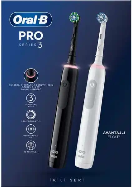 Oral-B Pro 3 3900 Elektrikli Diş Fırçası Seti Detaylı İnceleme ve Özellikleri