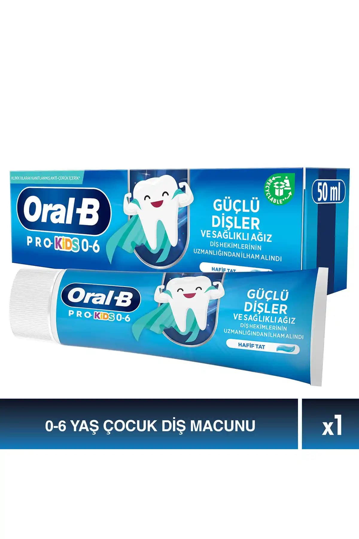 Oral-B Pro Kids Güçlü Dişler Diş Macunu: Çocuklar İçin Güvenli ve Etkili Diş Temizliği Çözümü