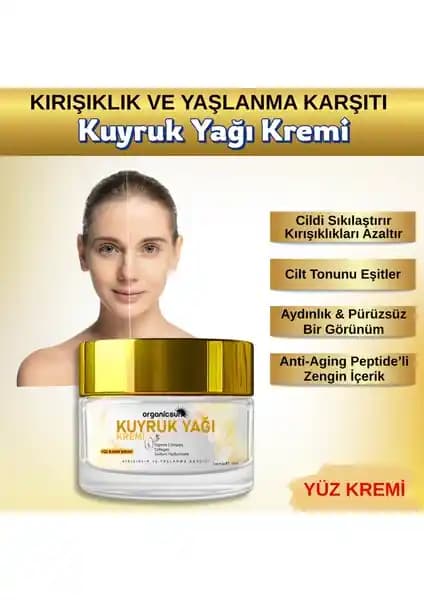 Organicsun Kuyruk Yağı Kremi: Doğal ve Etkili Anti-Aging Cilt Bakım Kremi