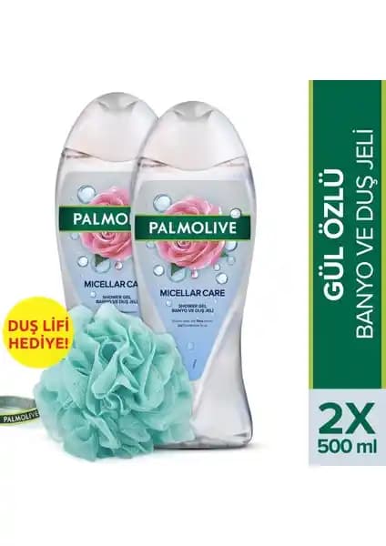 Palmolive Micellar Care Gül Özlü Duş Jeli: Doğal ve Ferahlatıcı Temizlik Deneyimi