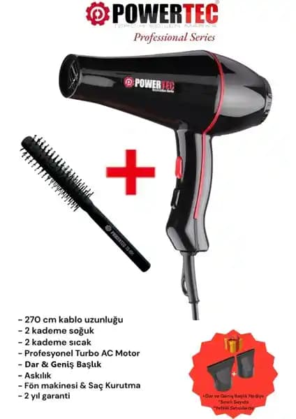 Powertec TR-601 ve Ventoso V5 Silex5000 Profesyonel Fön Makineleri Karşılaştırması