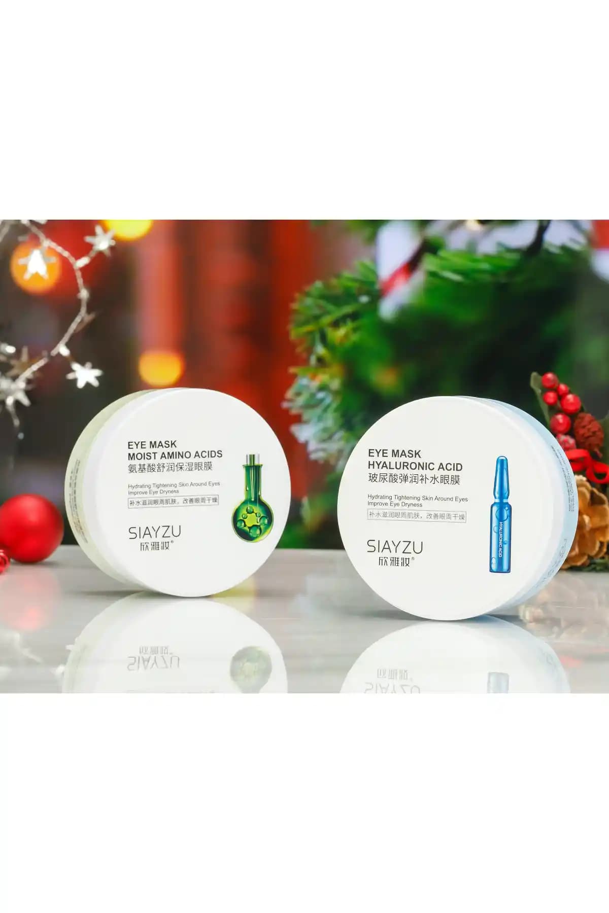 SIAYZU 2li Göz Maskesi Seti: Nemlendirme ve Yaşlanma Karşıtı Göz Bakım Ürünü