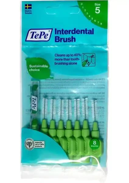 Tepe Arayüz Fırçası 8'li Set: Ulaşılması Zor Bölgeler İçin Etkili Diş Temizliği Çözümü