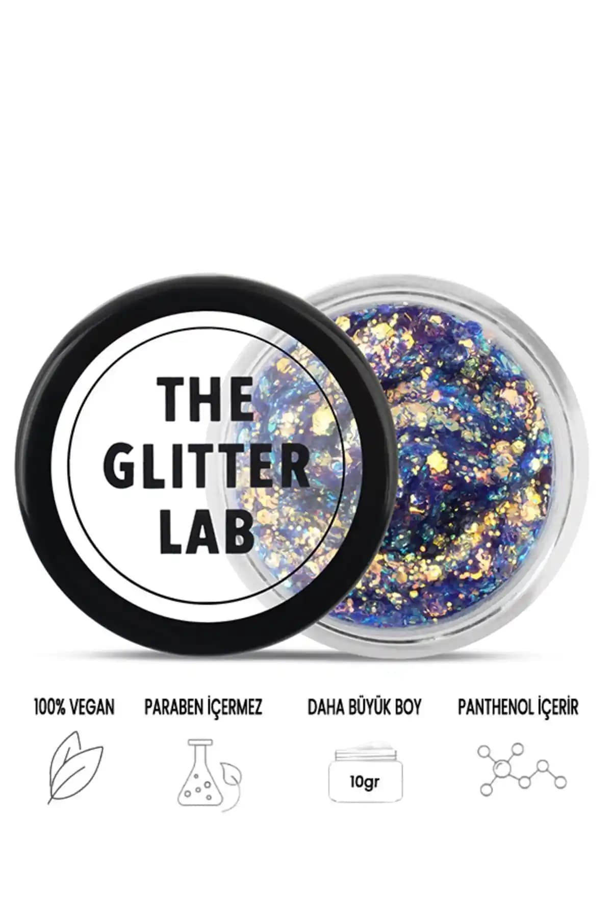 The Glitter Lab Radiant Orchid Jel Glitter ile Profesyonel ve Günlük Makyajlar İçin Parlaklık