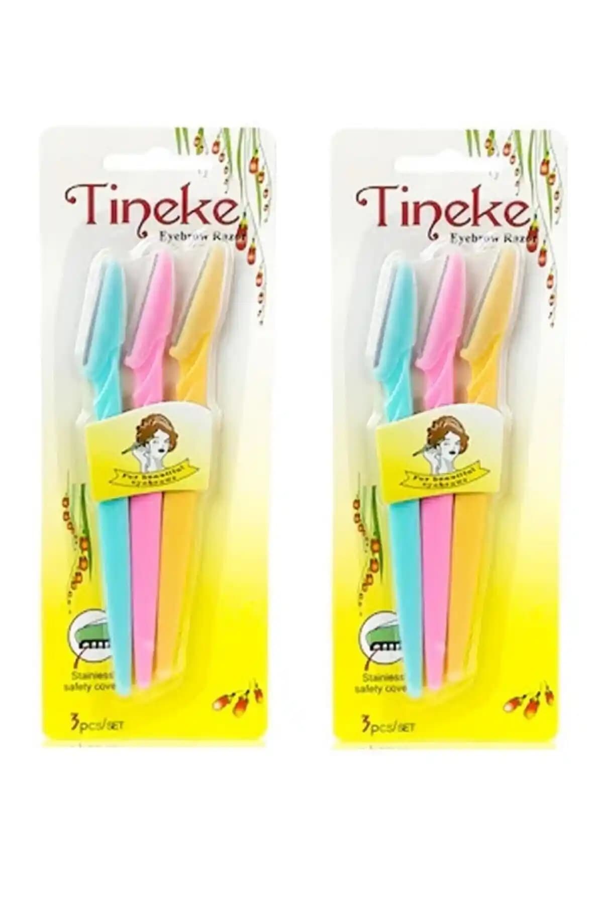 TİNEKE 3'lü Kaş Usturası: Hassas ve Güvenilir Tüy Alma Çözümü
