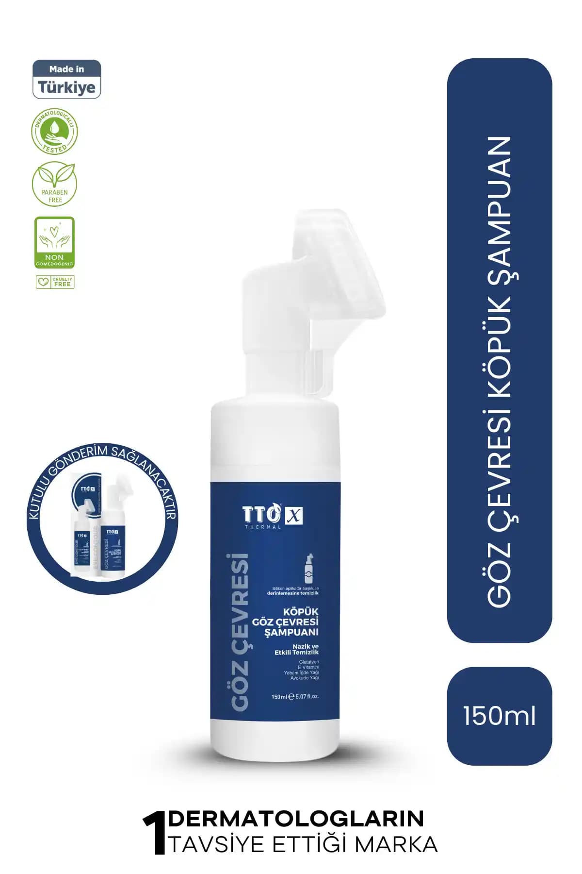 Tto X Çay Ağacı İçeren Aplikatörlü Göz Çevresi Temizleme Köpüğü Ürün İncelemesi ve Kullanım Rehberi