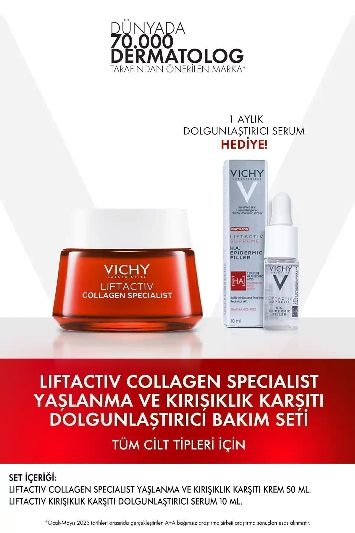 Vichy Liftactiv Collagen Uzmanı Yaşlanma ve Kırışıklık Karşıtı Bakım Seti İncelemesi