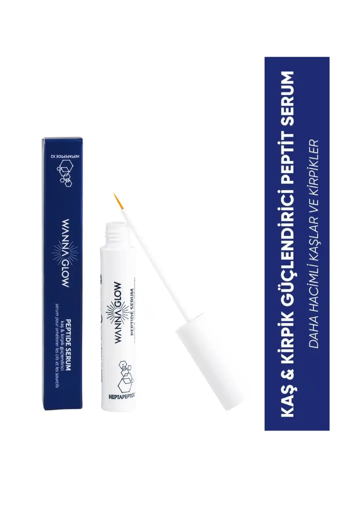 Wanna Glow Kaş ve Kirpik Güçlendirici Peptid Serumu Doğal ve Etkili Bakım İçin Güçlü Bir Seçenek
