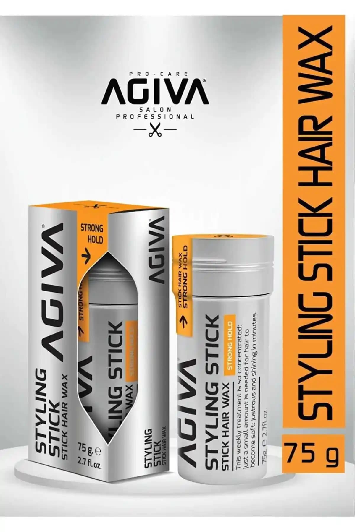 Agiva Stick Saç Wax 75g ile Güçlü ve Doğal Saç Şekillendirme Çözümü