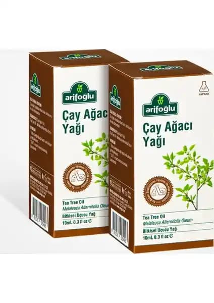 Arifoğlu Çay Ağacı Yağı 10+10 ml 2'li Set Doğal ve Çok Yönlü Cilt ve Saç Bakım Ürünü