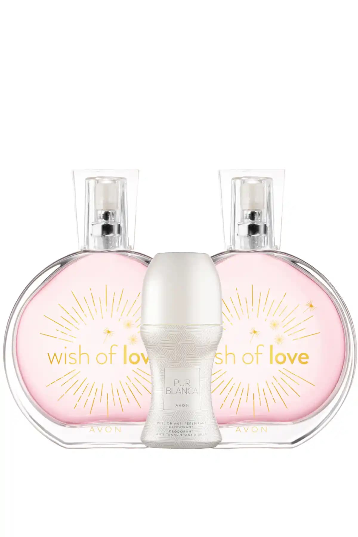 Avon Wish Of Love Kadın Parfüm Seti ve Roll-On Paketi Günlük ve Özel Kullanımlar İçin