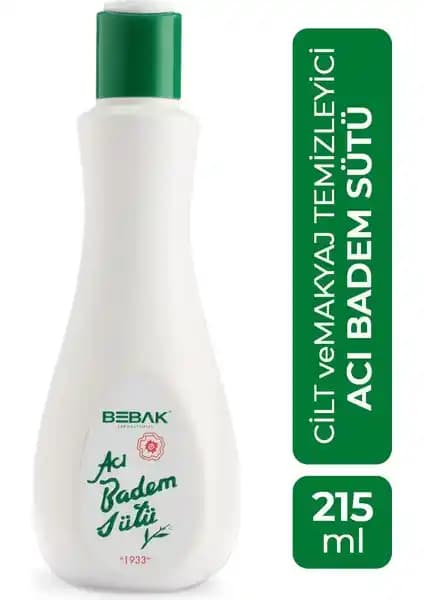 Bebak Acı Badem Sütü 215g Doğal ve Etkili Cilt Bakım Ürünü