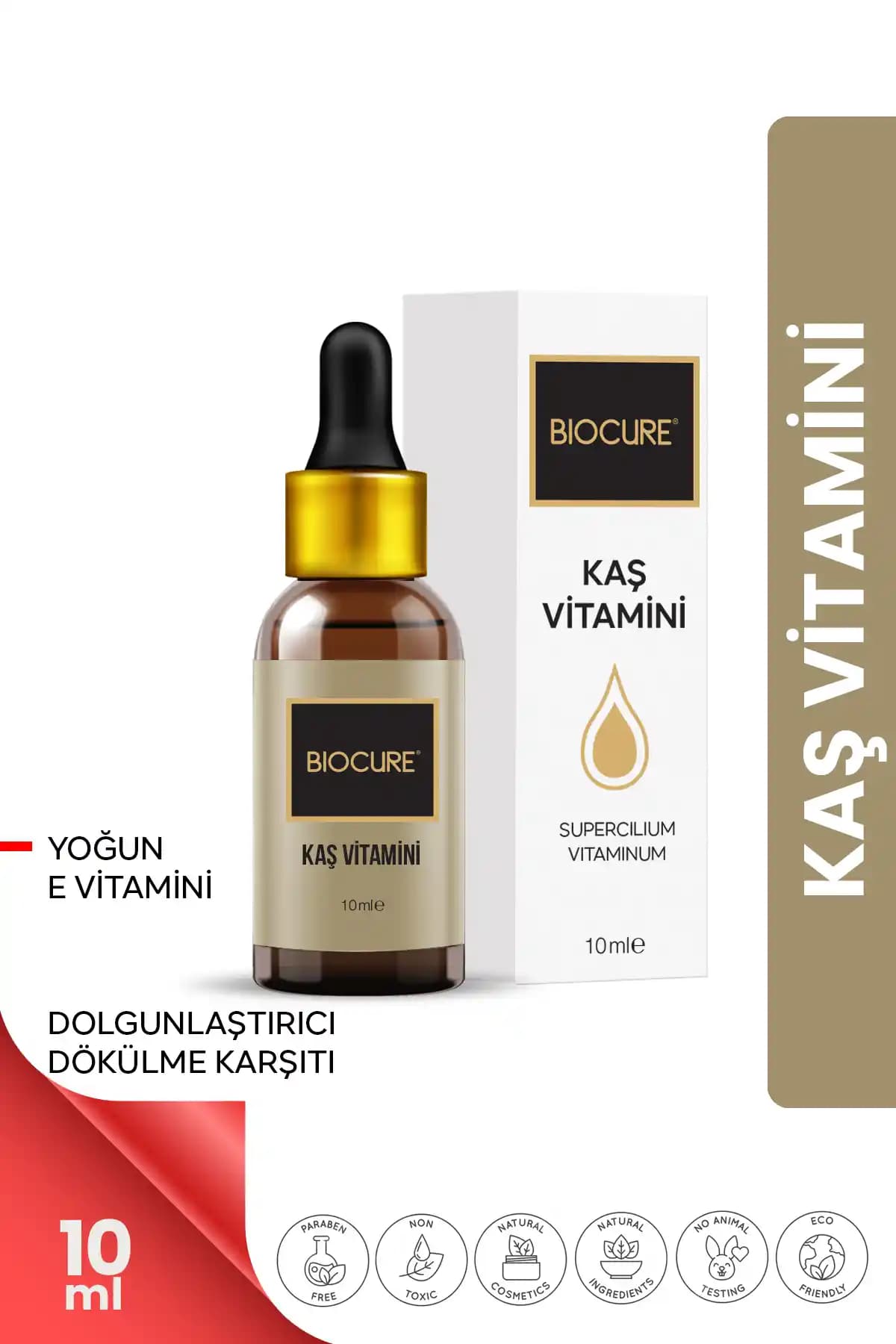 Biocure Kaş Vitamini Serumu: Doğal ve Güçlendirici Kaş Bakım Çözümü
