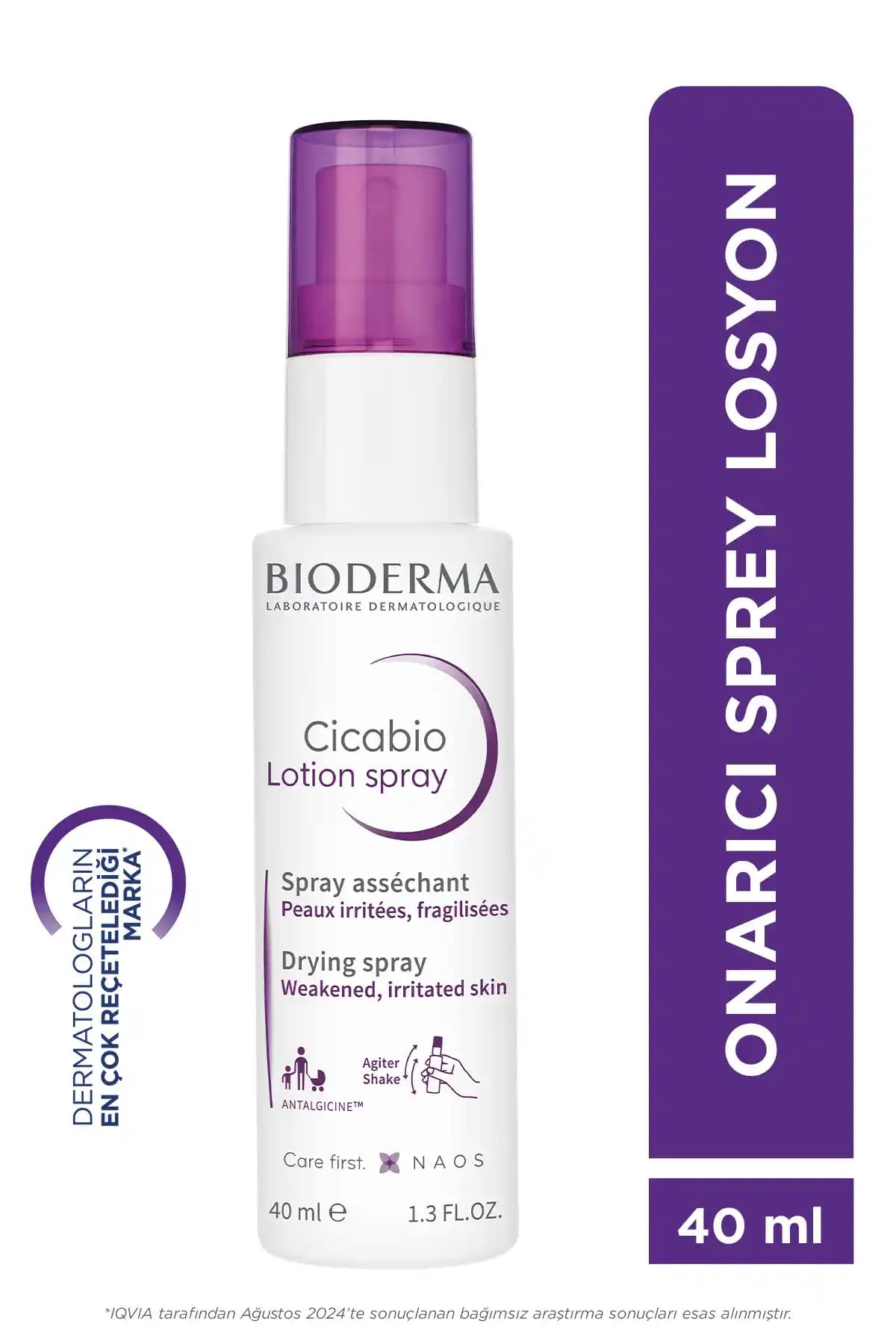 Bioderma Cicabio Losyon Sprey: Hasar Görmüş Ciltler İçin Onarıcı ve Rahatlatıcı Çözüm