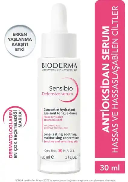 Bioderma Sensibio Defensive Serum: Hassas Ciltler İçin Güçlü Koruma ve Nemlendirme Çözümü
