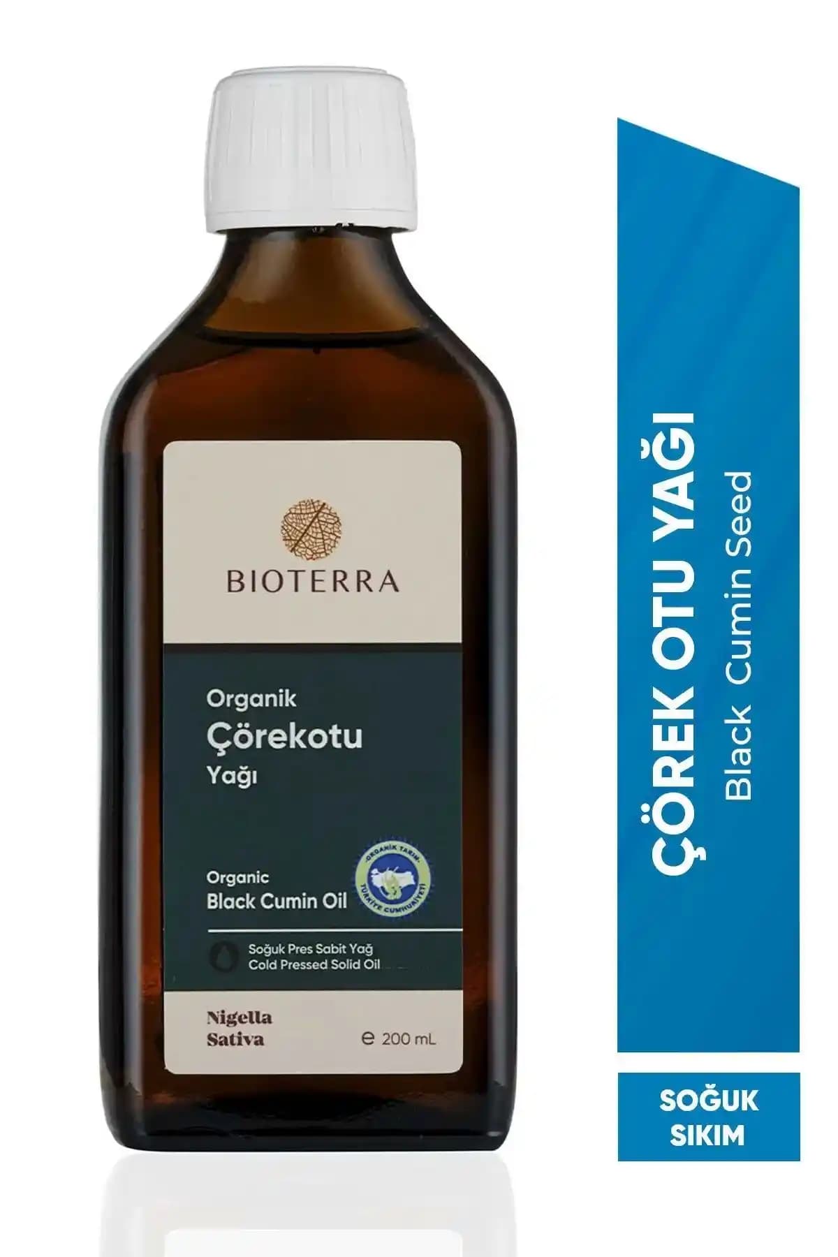Bioterra Organik Çörekotu Yağı 200 ml Sağlıklı Yaşam ve Doğal Destek Kaynağı