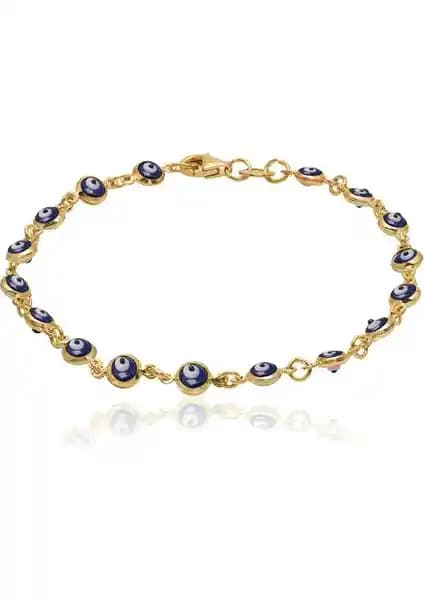 Coşar Silver Lacivert Nazar Boncuklu Altın Kaplama Sıralı Bileklik İnceleme ve Kullanım Tavsiyeleri