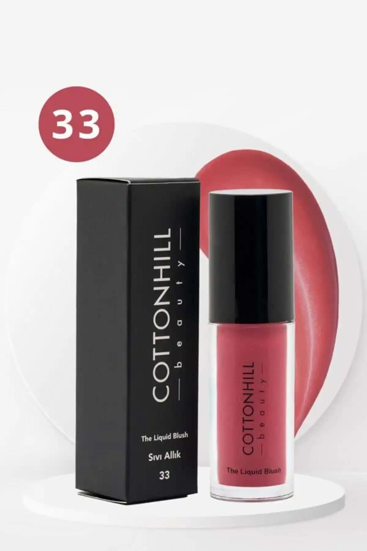 Cottonhill Beauty Sıvı Allık 33 Natural ve Kalıcı Pembe Mat Görünüm Sağlar