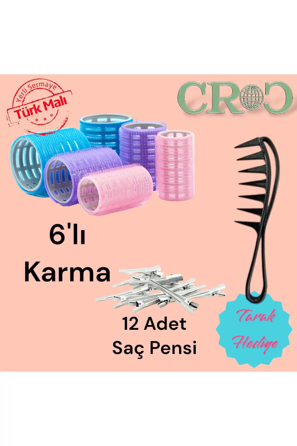 Croc 1225 Karma Bigudi ile Doğal ve Hacimli Saç Şekillendirme Çözümü