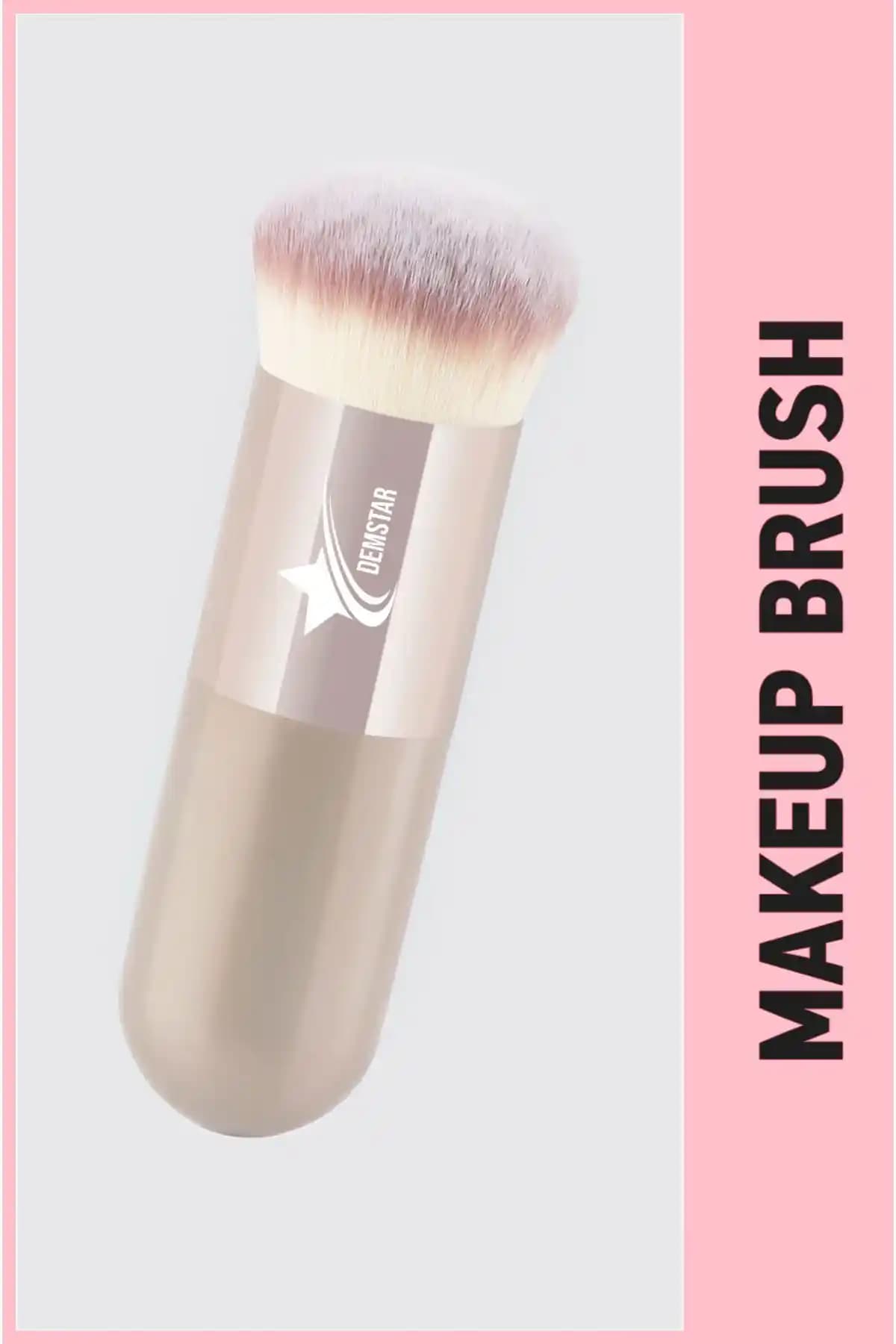 Demstar Profesyonel Lüks Kabuki Fırça Zeytin Yeşili – Çok Yönlü ve Yüksek Kaliteli Makyaj Fırçası