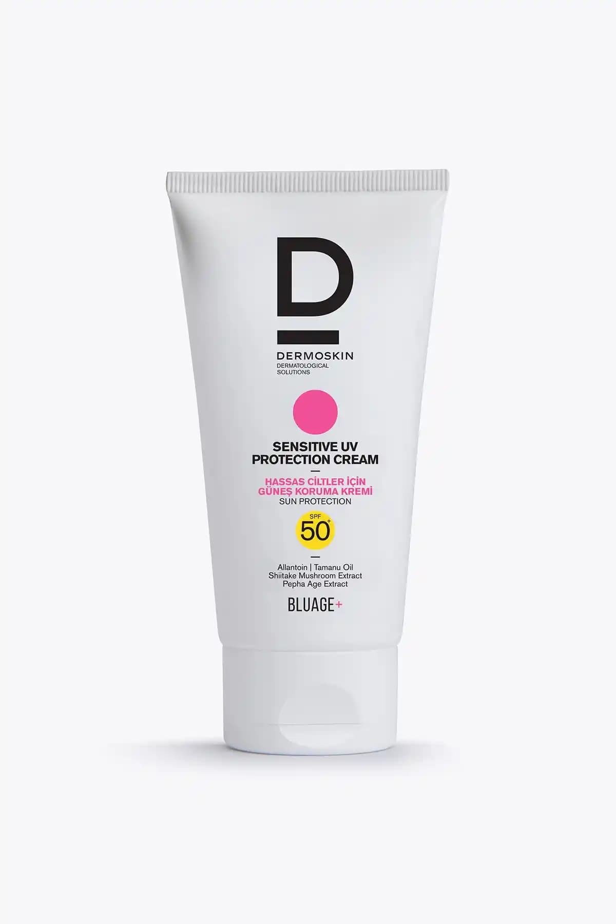 Dermoskin BlueAge+ Hassas Ciltler İçin Güneş Koruyucu Krem SPF 50+ ve Nemlendirici Özellikler