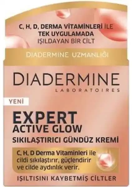 Diadermine Expert Active Glow Sıkılaştırıcı Gündüz Kremi: Cilt Parlaklığı ve Sıkılığı Artıran Günlük Bakım Ürünü