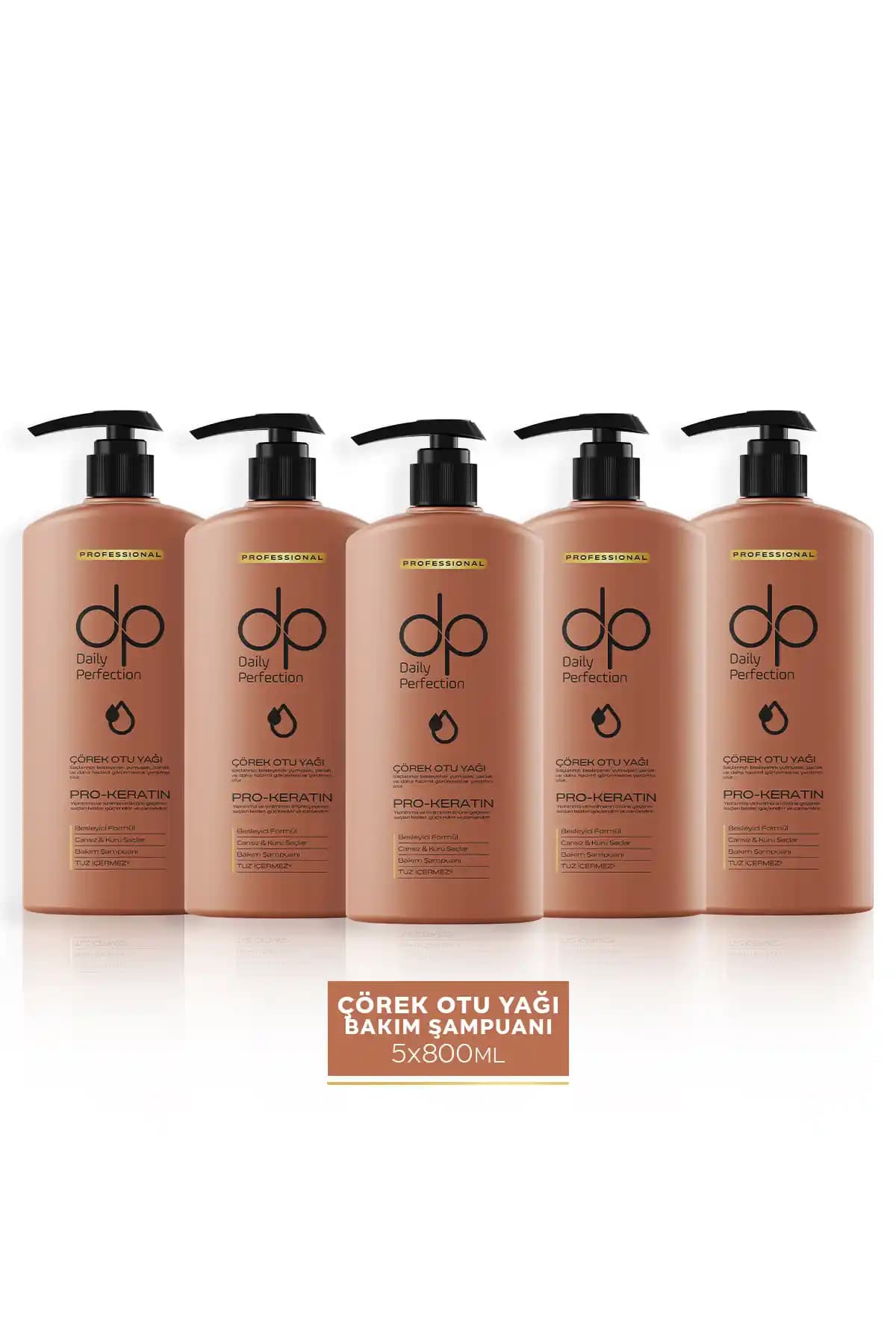 dp Daily Perfection Şampuan Çörek Otu Yağı ile Kuru Saçlar İçin Doğal ve Güçlendirici Bakım