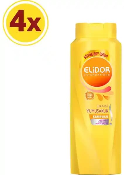 Elidor İpeksi Yumuşaklık Şampuanı Saçlara Parlaklık ve Yumuşaklık Sağlayan Formül