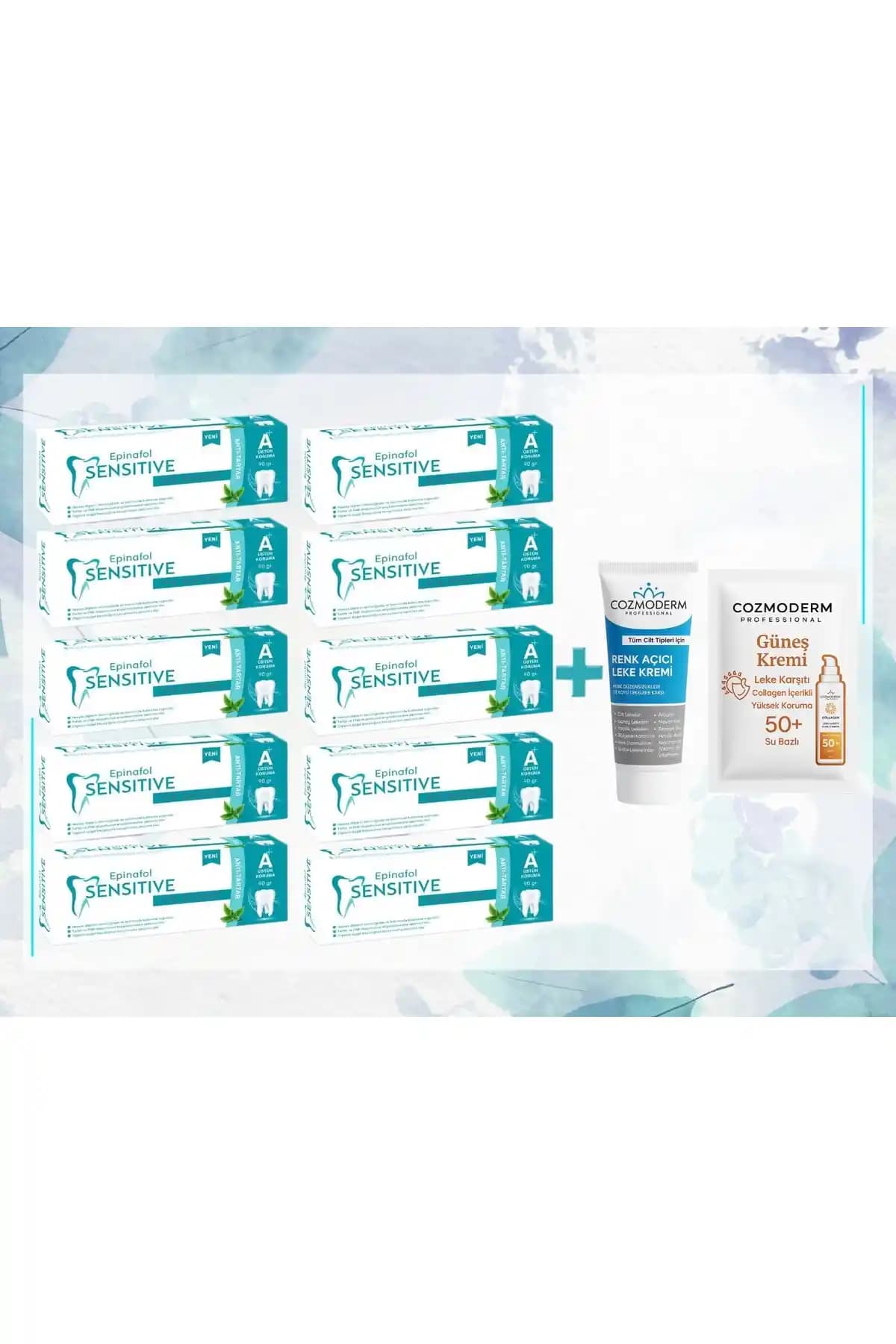 Epinafol Sensitive 10'lu Antitartar Diş Macunu: Beyazlatıcı ve Hassas Dişler İçin Günlük Kullanım