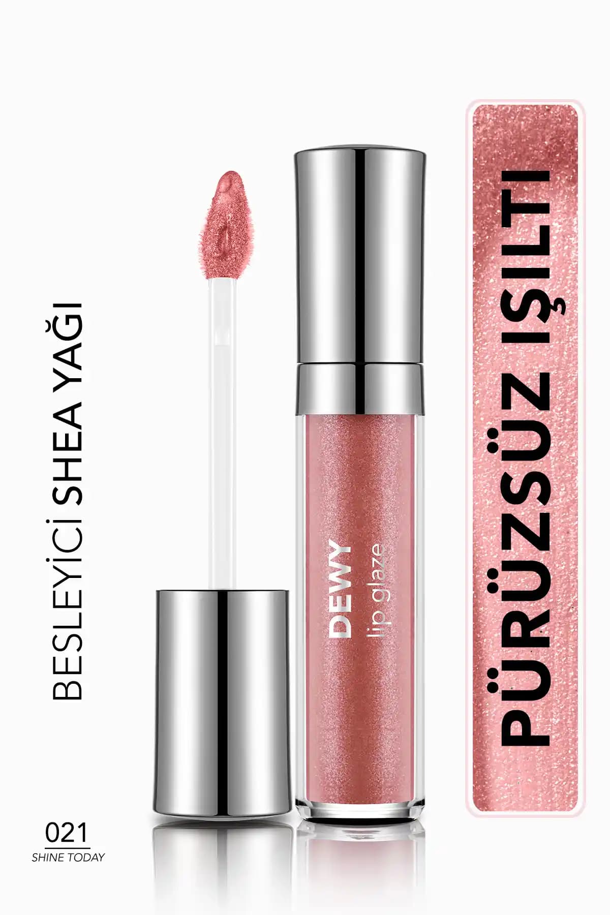 Flormar Dewy Lip Glaze Dudak Parlatıcısı Doğal Parlaklık ve Bakım Sunan Makyaj Ürünü