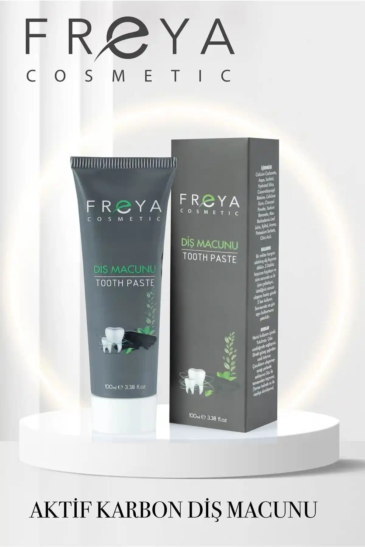 Freya Aktif Karbon Diş Macunu: Beyazlık ve Temizlikte Etkili Çözüm