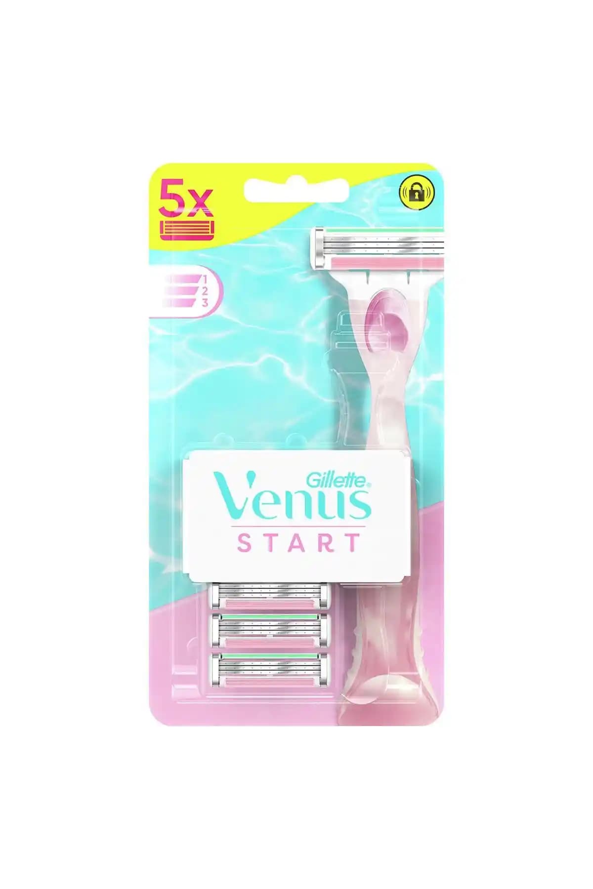 Gillette Venus Yedek Bıçak 5’li Start Seti ile Günlük Tıraş Deneyiminizi Geliştirin